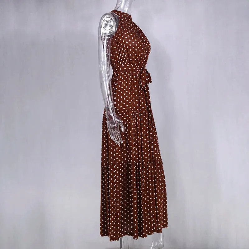 Women's Casual Long Strapless Sundress