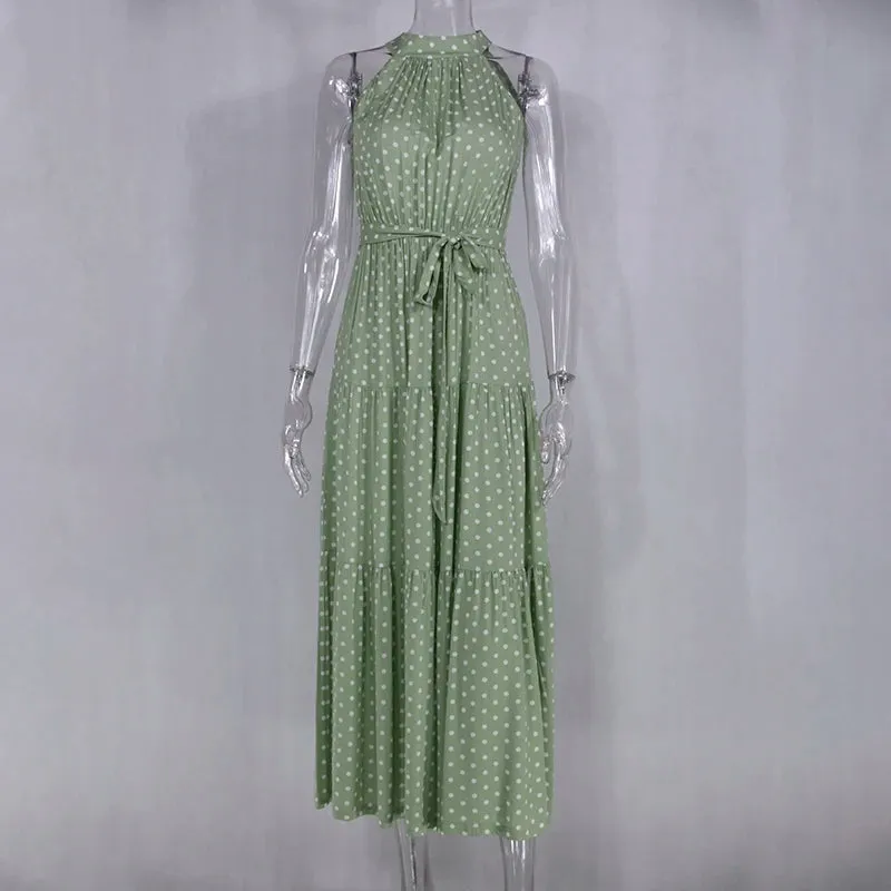 Women's Casual Long Strapless Sundress