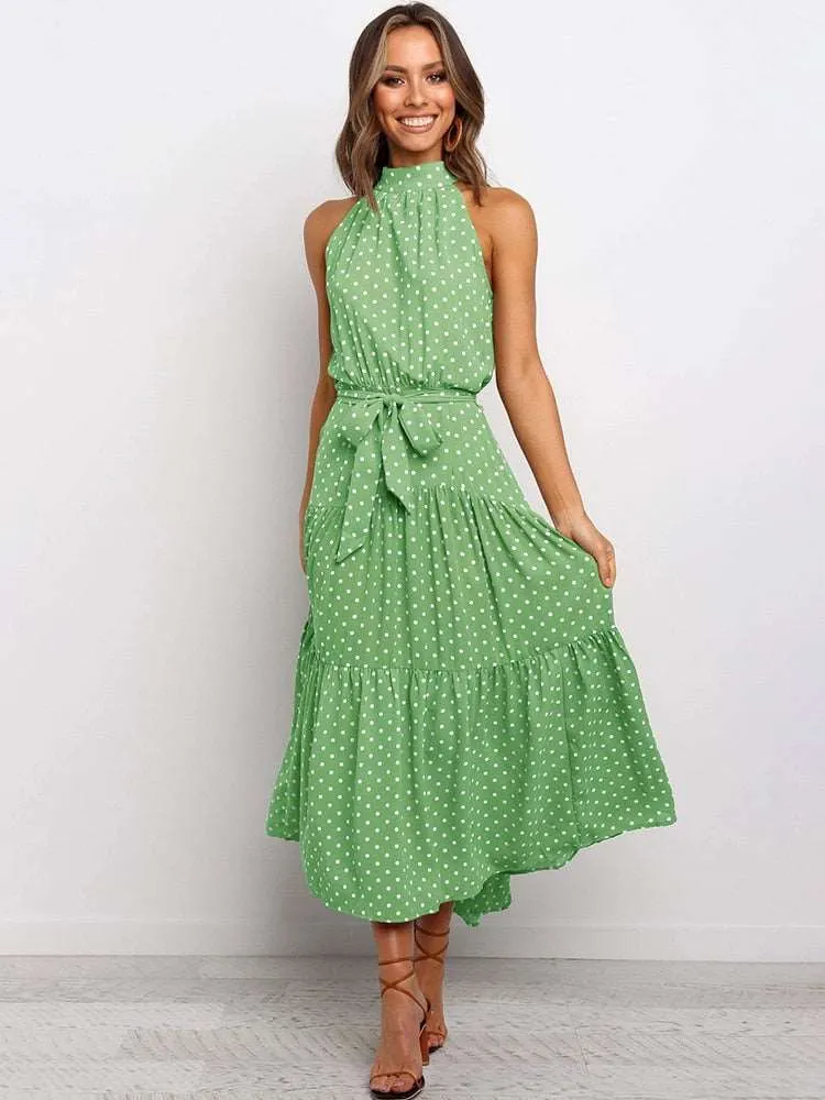 Women's Casual Long Strapless Sundress
