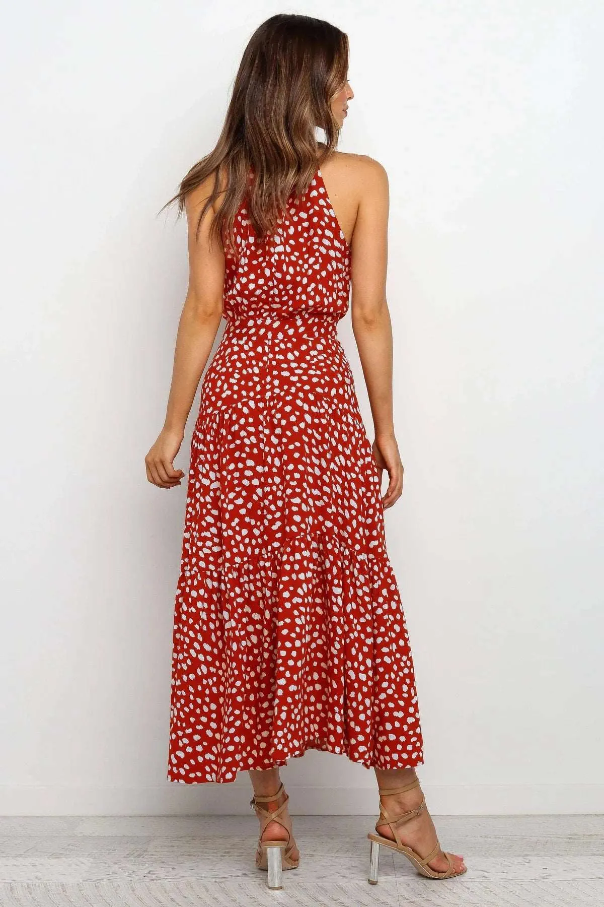 Women's Casual Long Strapless Sundress