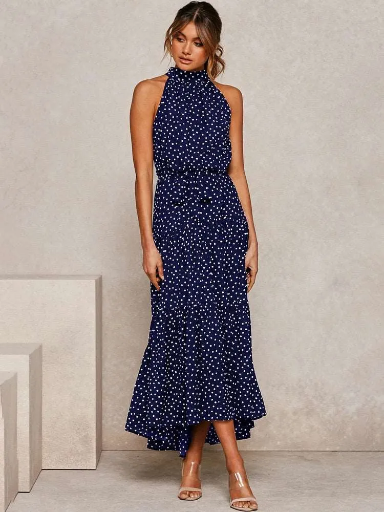 Women's Casual Long Strapless Sundress