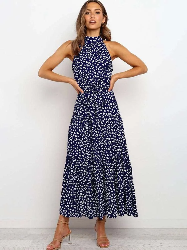 Women's Casual Long Strapless Sundress