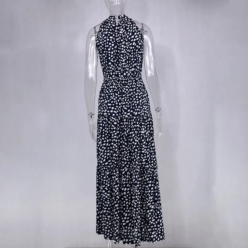 Women's Casual Long Strapless Sundress