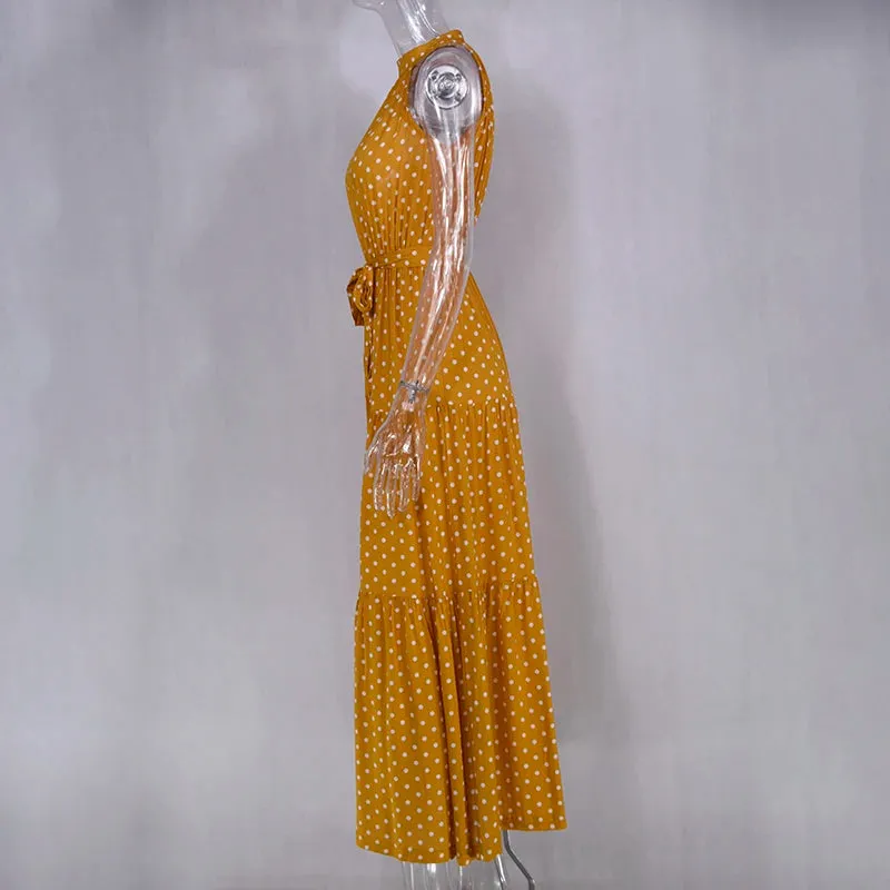 Women's Casual Long Strapless Sundress