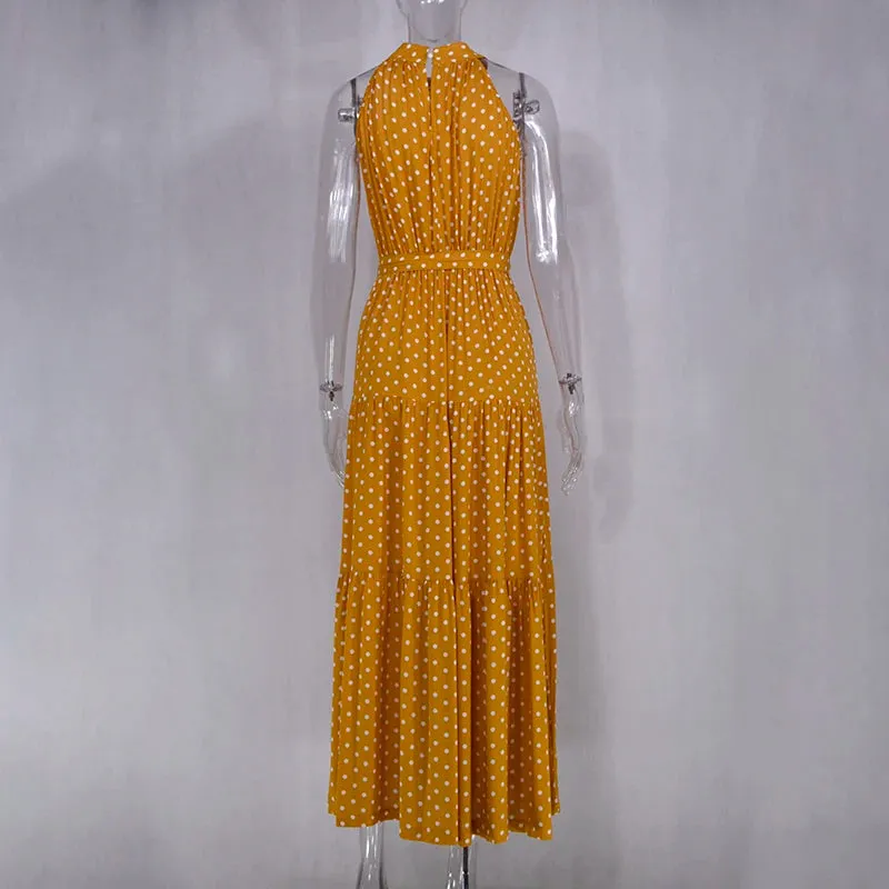 Women's Casual Long Strapless Sundress