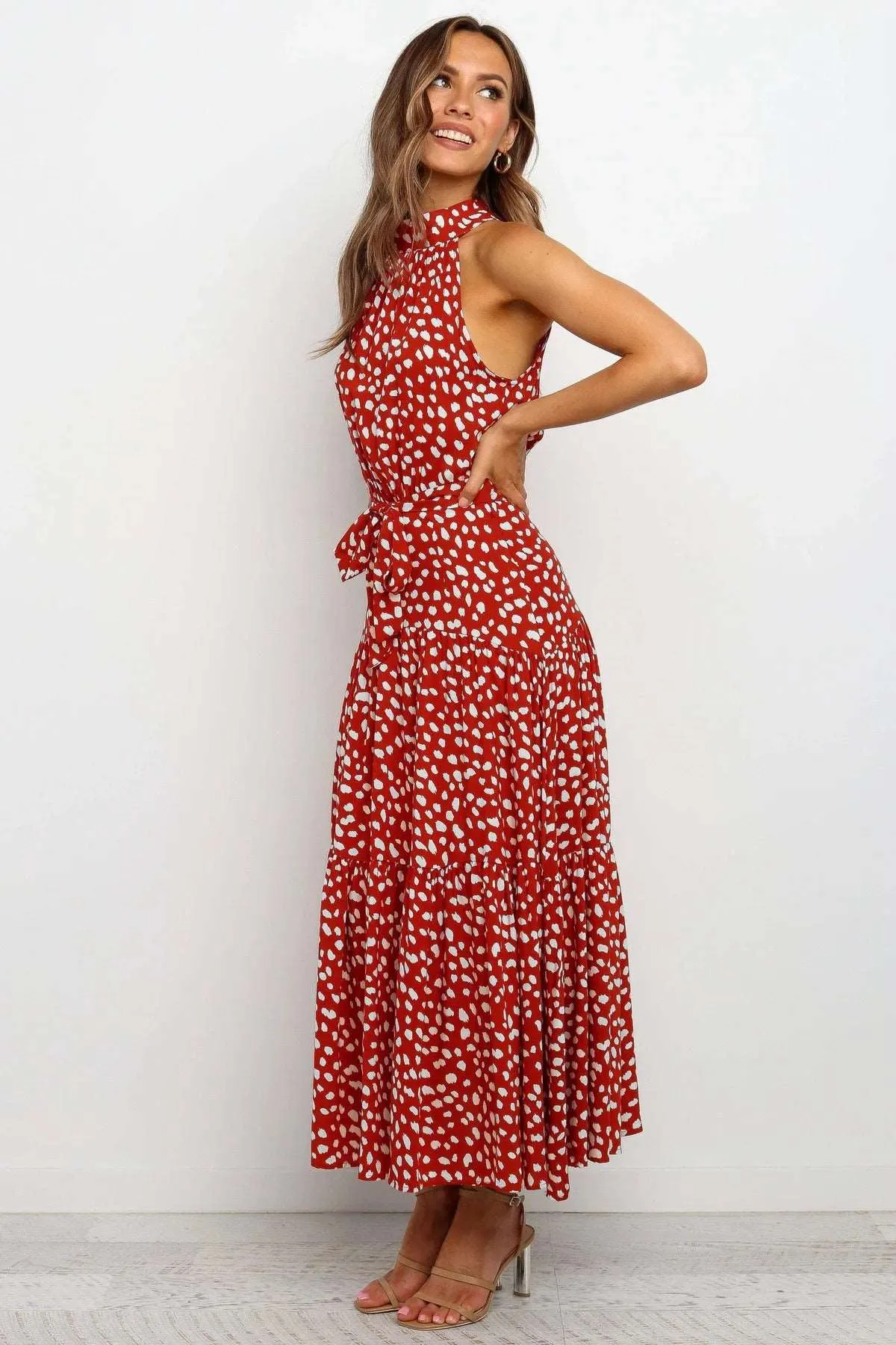 Women's Casual Long Strapless Sundress