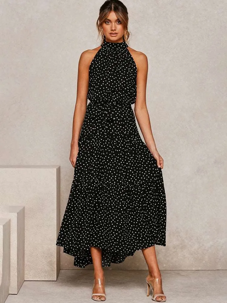 Women's Casual Long Strapless Sundress