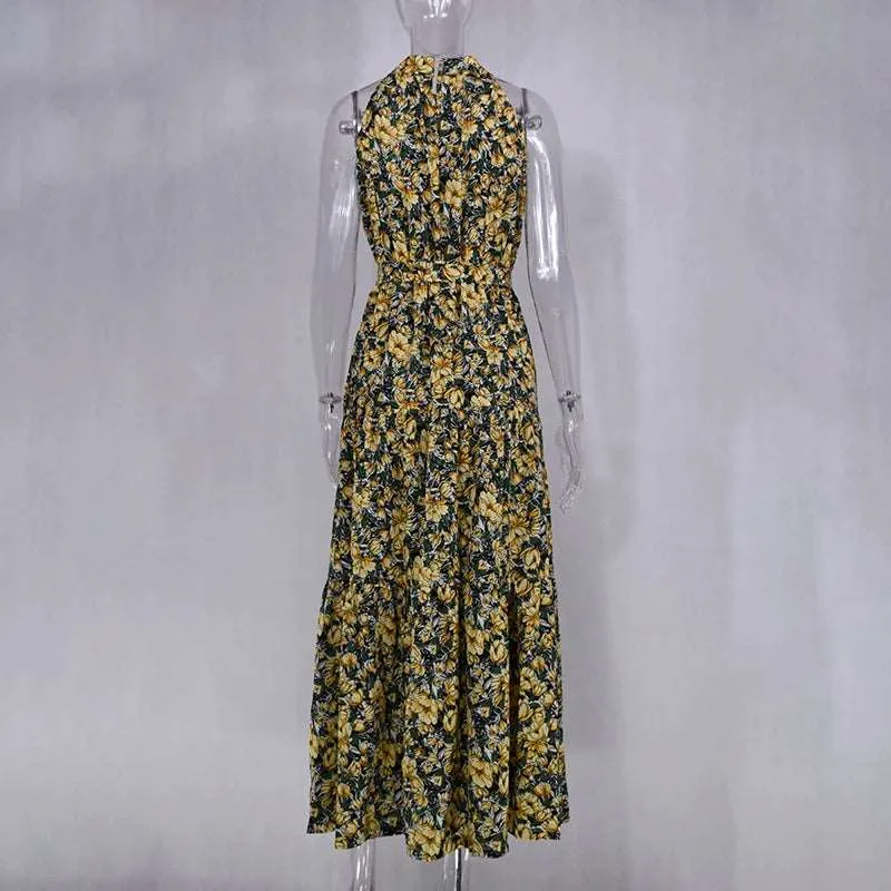 Women's Casual Long Strapless Sundress