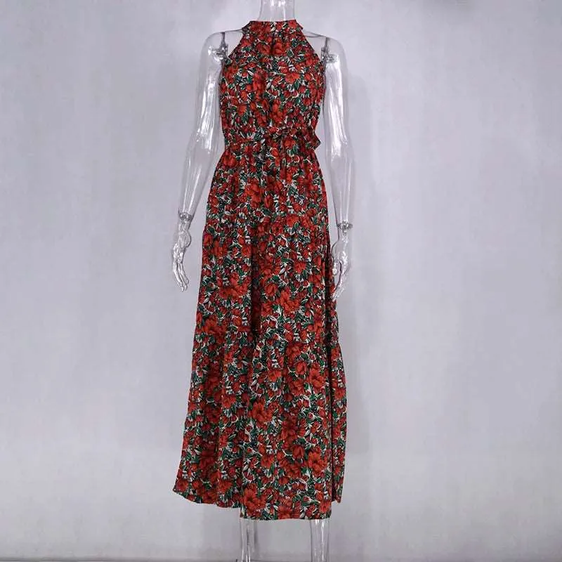 Women's Casual Long Strapless Sundress
