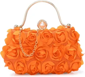 Women's Handcrafted Beautiful Bling Box Clutch Bag
