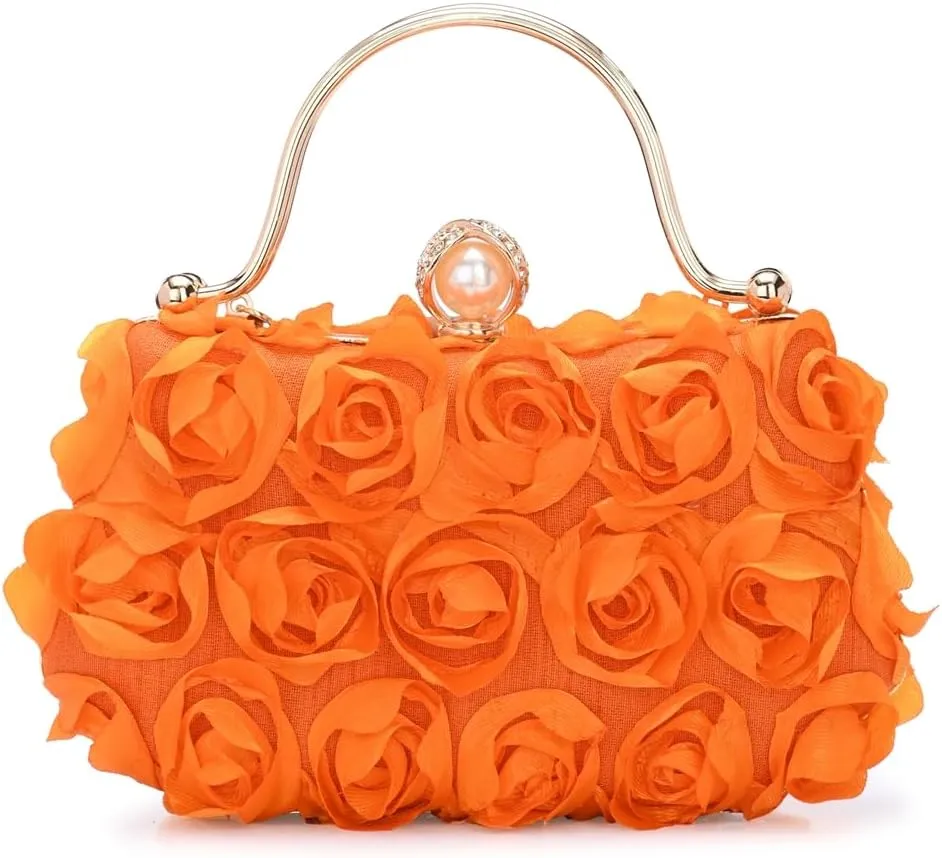 Women's Handcrafted Beautiful Bling Box Clutch Bag
