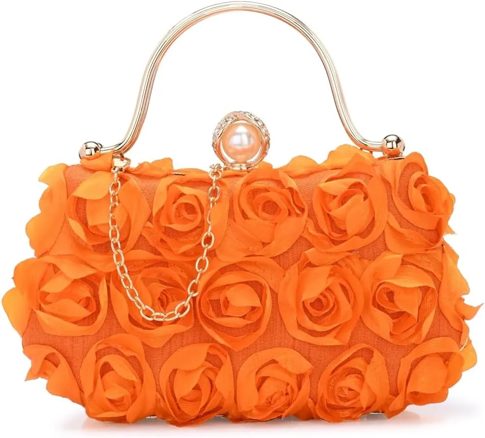 Women's Handcrafted Beautiful Bling Box Clutch Bag