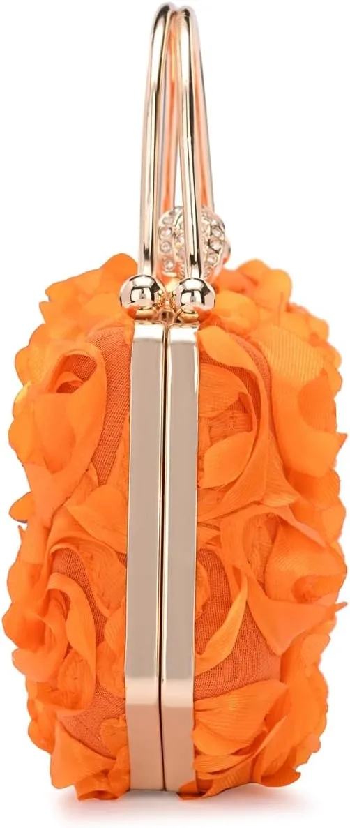 Women's Handcrafted Beautiful Bling Box Clutch Bag