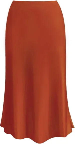 Womens Leopard Print Skirt Trendy Summer Midi Long Length Silk Satin High Waist Elastic Skirts