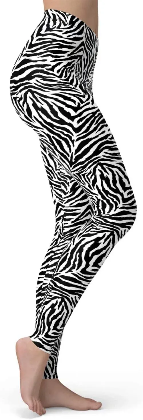 Women's Leopard Printed Leggings Animal Skin Brushed Buttery Soft Tights