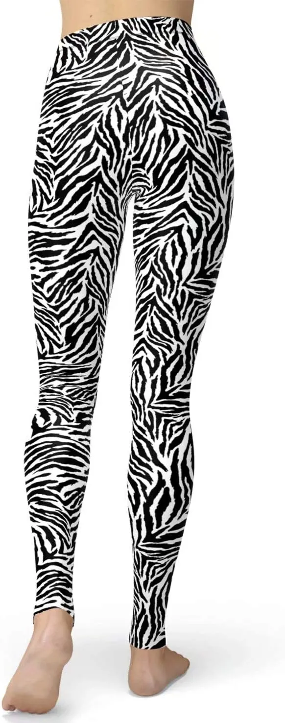 Women's Leopard Printed Leggings Animal Skin Brushed Buttery Soft Tights