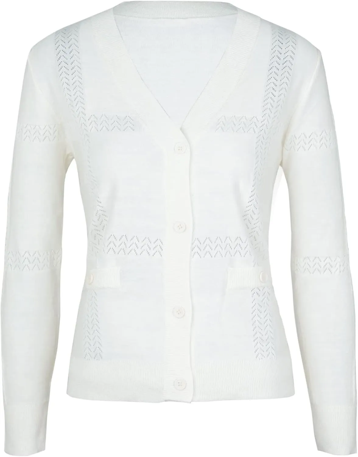 Women's Lightweight Vee V Neck Soft DrapeKnit Cardigan Sweaters