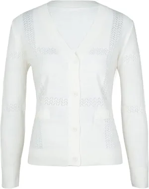 Women's Lightweight Vee V Neck Soft DrapeKnit Cardigan Sweaters