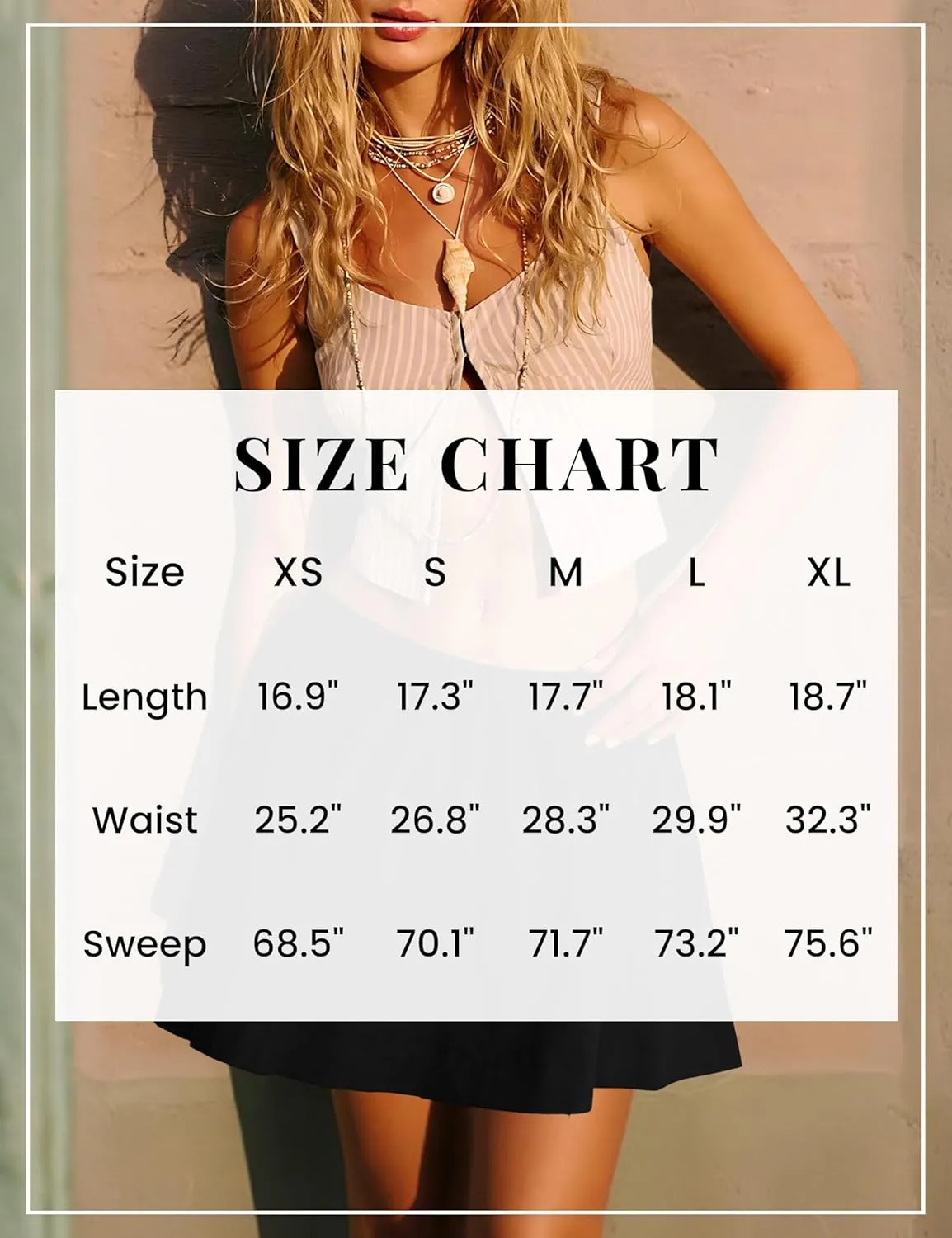 Womens Summer Casual Loose Linen Mini A-Line Skirt with Lining Skort with Pockets