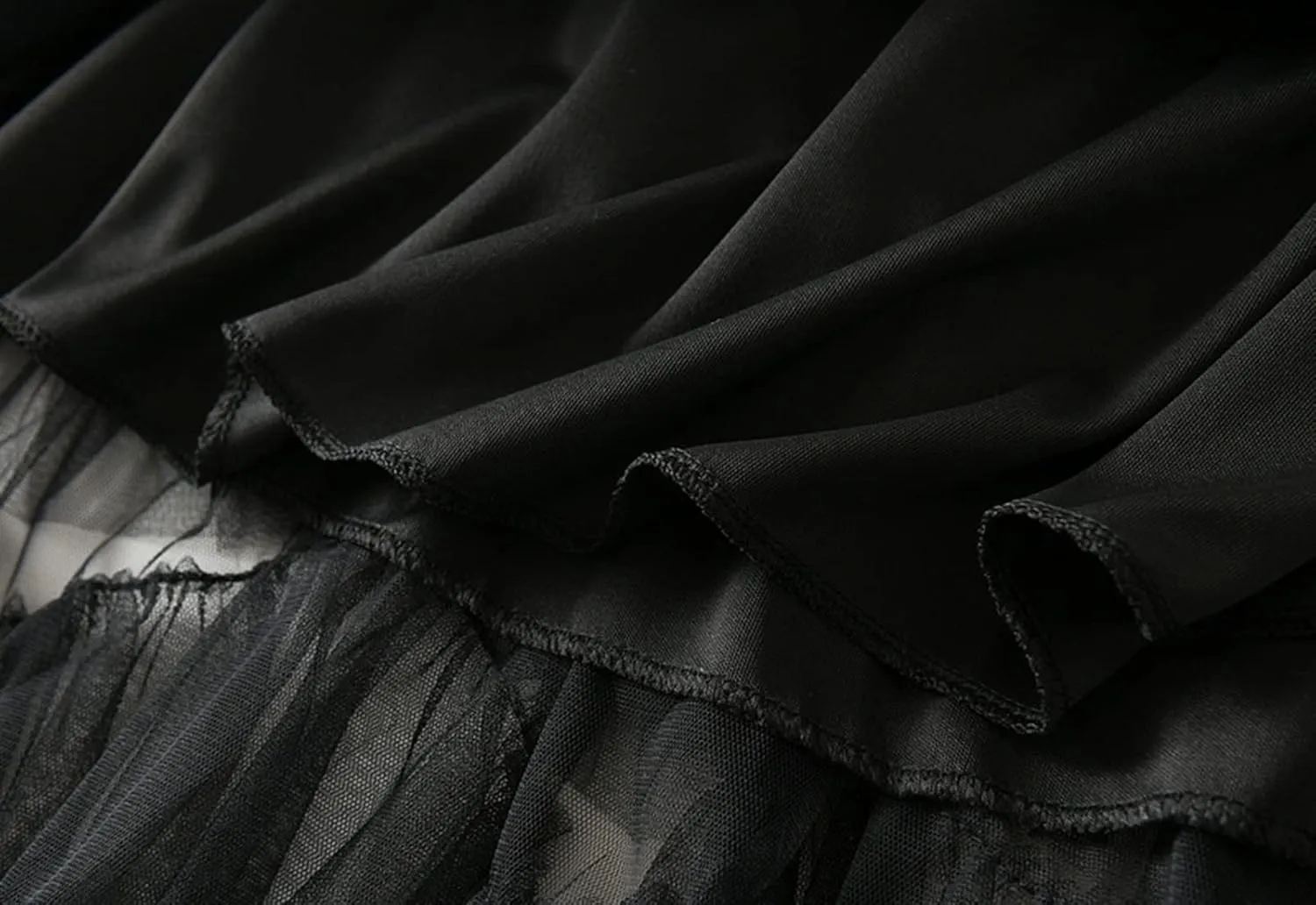Women's Tulle Tutu Skirts Tiered Skirt Petticoat Elasticated Waist Pleated A Line Ruffles Skirts