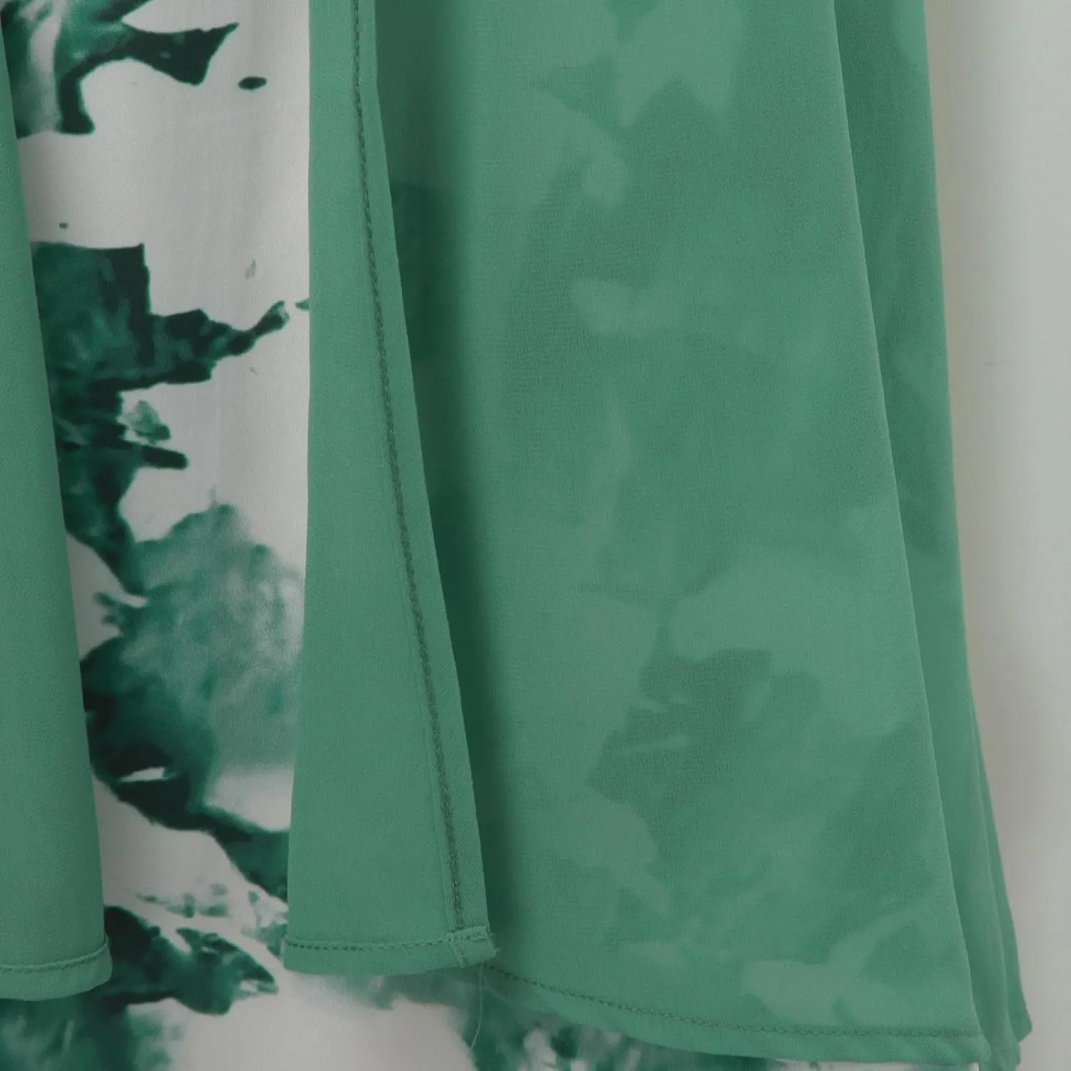 Women's Wedding Guest Two Piece Set Flowy 3/4 Sleeve Chiffon Cardigan Floral Print Midi Dress Sets 2 Piece