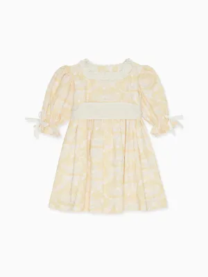 Yellow Toile Silas Girl Dress