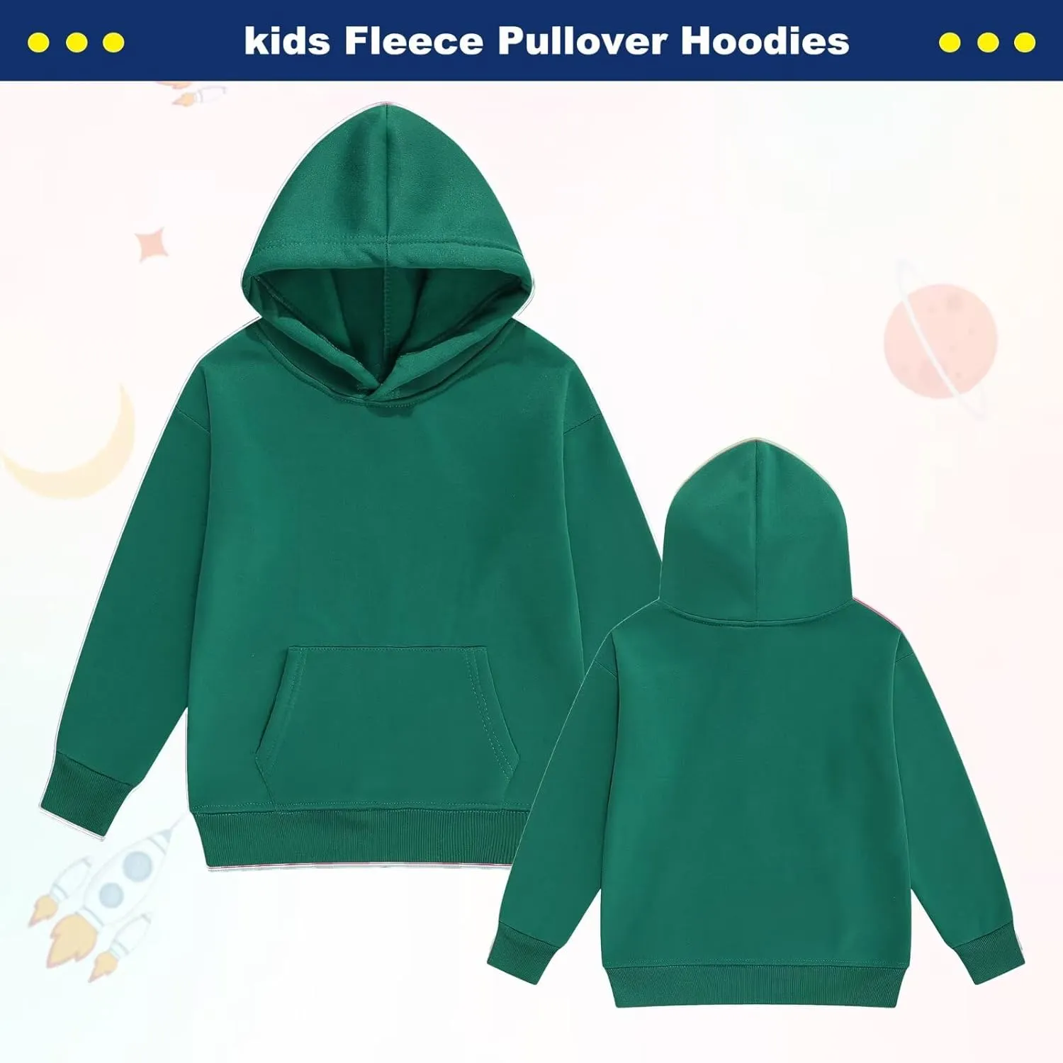 Youth Hoodie Sweatshirt,Boys Girls Hooded,Hoodies for Teen Girls Fashion Fleece Pullover Tops Kids Clothes