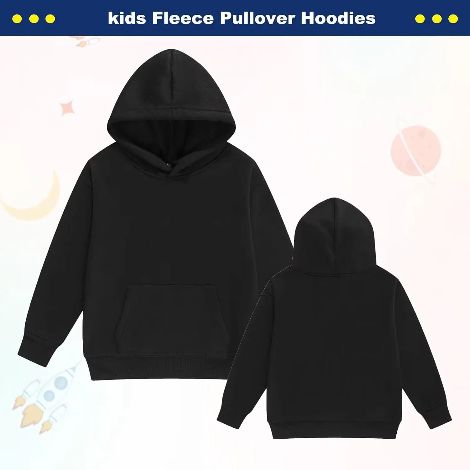 Youth Hoodie Sweatshirt,Boys Girls Hooded,Hoodies for Teen Girls Fashion Fleece Pullover Tops Kids Clothes
