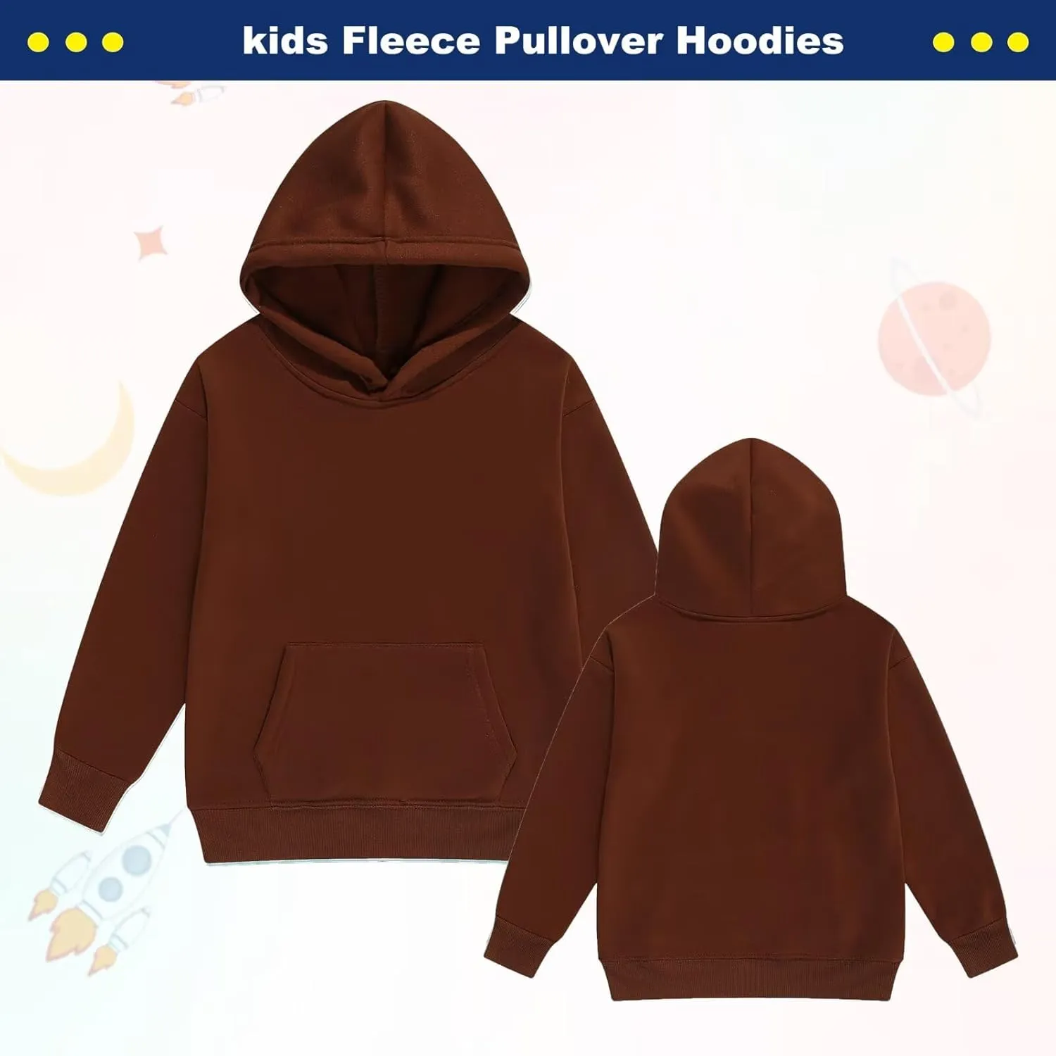 Youth Hoodie Sweatshirt,Boys Girls Hooded,Hoodies for Teen Girls Fashion Fleece Pullover Tops Kids Clothes