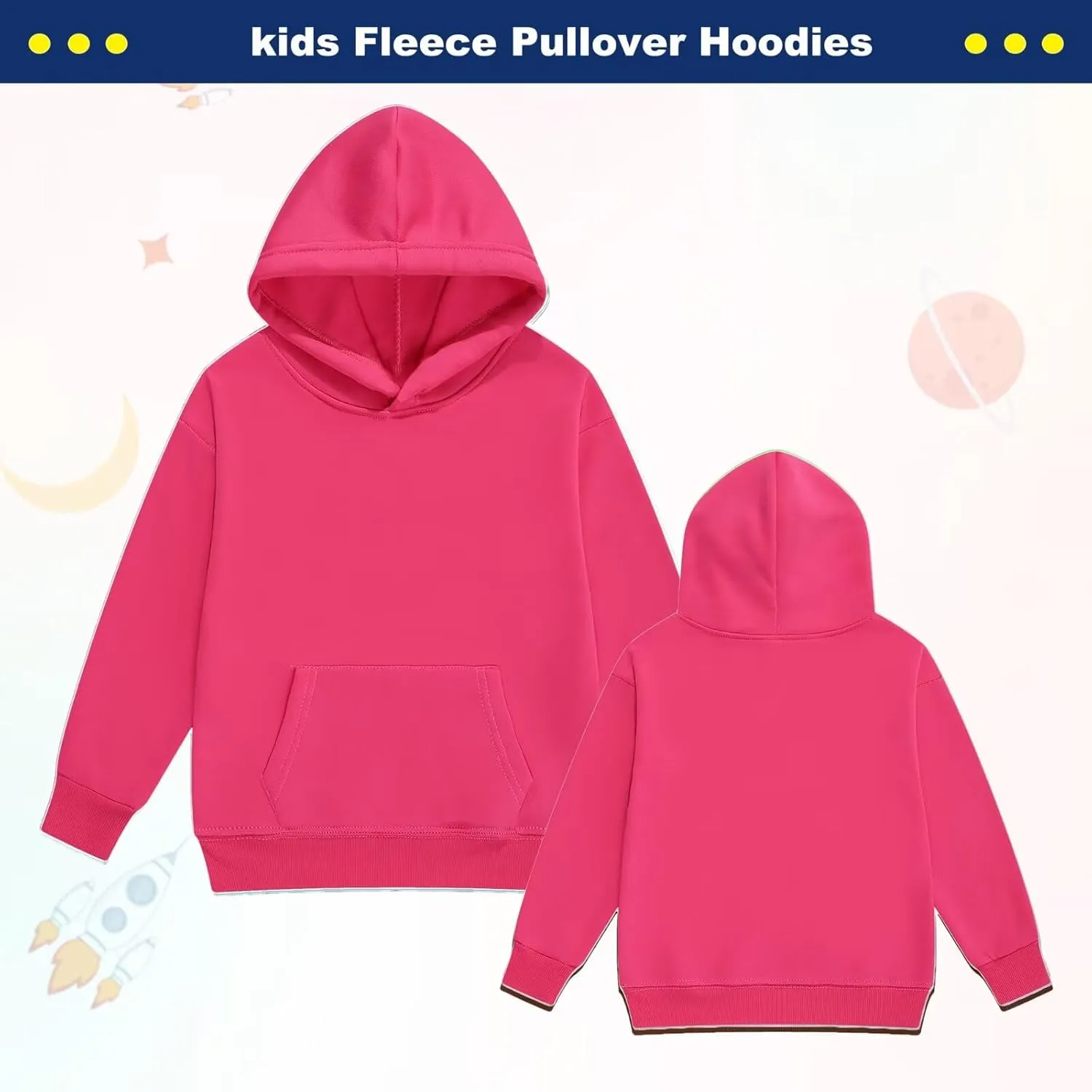 Youth Hoodie Sweatshirt,Boys Girls Hooded,Hoodies for Teen Girls Fashion Fleece Pullover Tops Kids Clothes