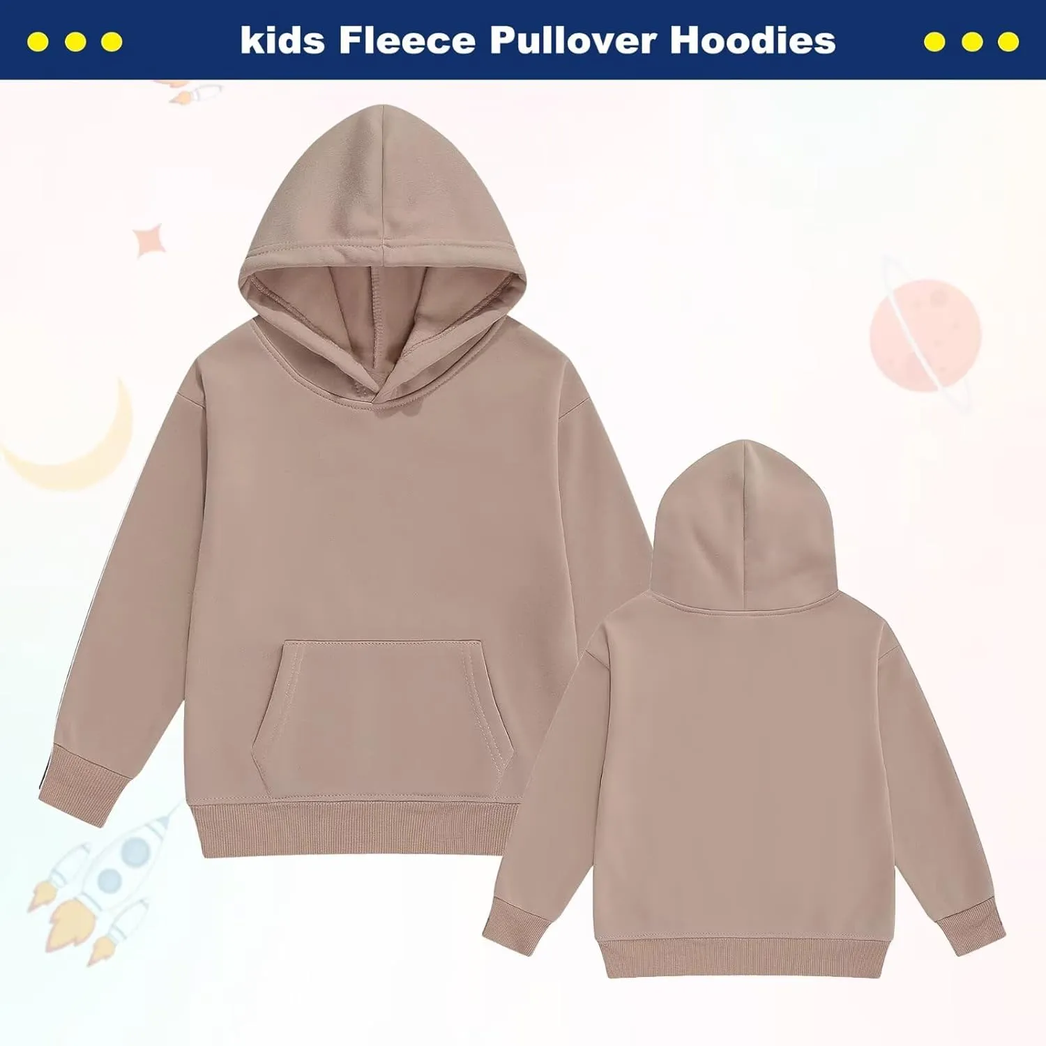 Youth Hoodie Sweatshirt,Boys Girls Hooded,Hoodies for Teen Girls Fashion Fleece Pullover Tops Kids Clothes