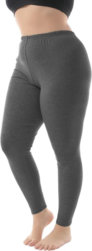 ZERDOCEAN Women's Plus Size Stretchy Soft Lightweight Full Length Leggings
